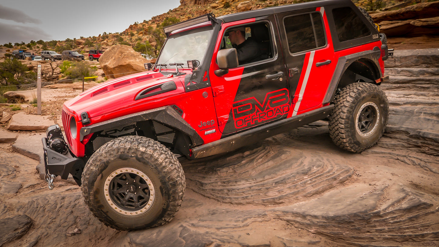 18+ Jeep JL & 20 Jeep JT Hood; Heat Dispersion by DV8 Offroad