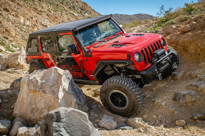 18+ Jeep JL & 20 Jeep JT Hood; Rubicon Replica by DV8 Offroad