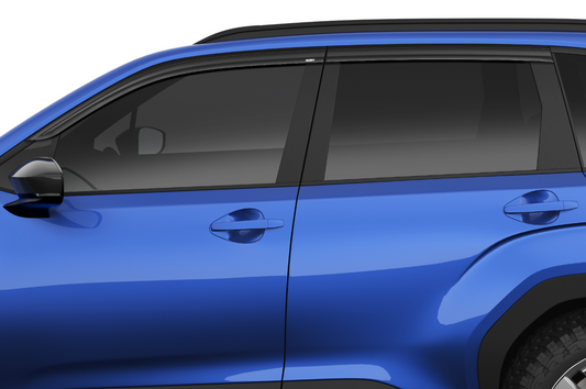 Low Profile Ventvisor Deflector; Smoke; Outside Mount; 4 pc. by Husky Liners