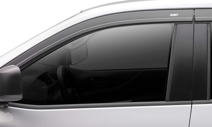 Low Profile Ventvisor Deflector; Smoke; Outside Mount; 4 pc. by Husky Liners