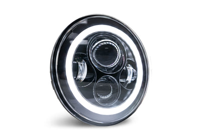 07-18 Jeep JK Projector Headlights; Halo by DV8 Offroad