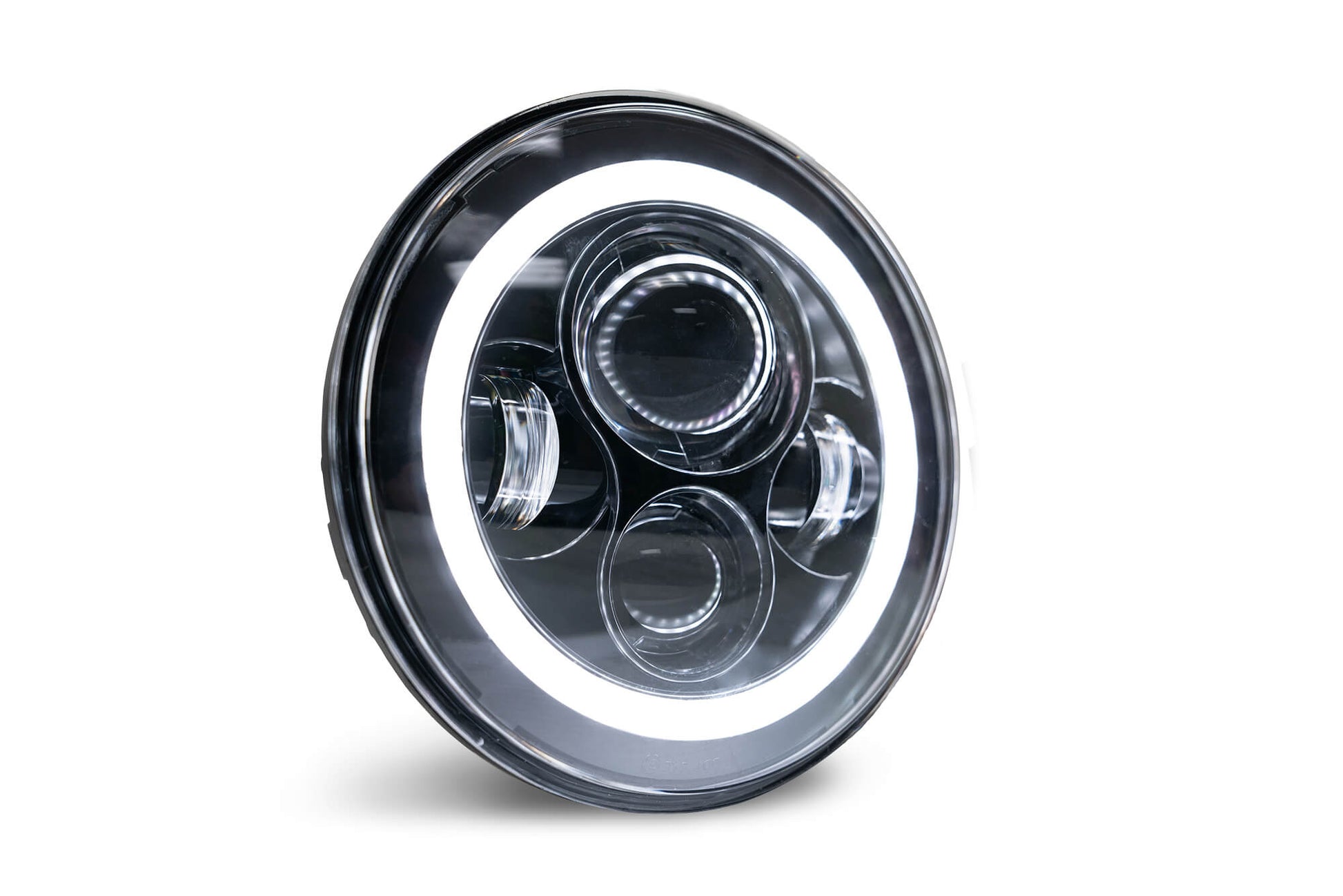 07-18 Jeep JK Projector Headlights; Halo by DV8 Offroad