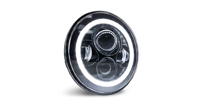 07-18 Jeep JK Projector Headlights; Halo by DV8 Offroad