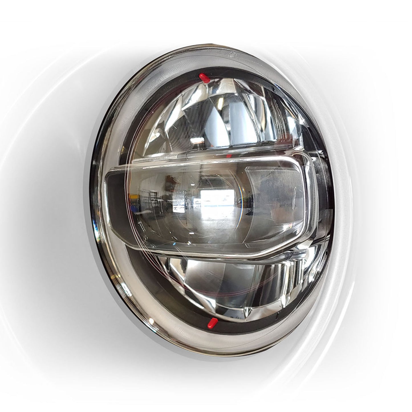 18+ Jeep JL & 20 Jeep JT LED Headlights; Chrome by DV8 Offroad