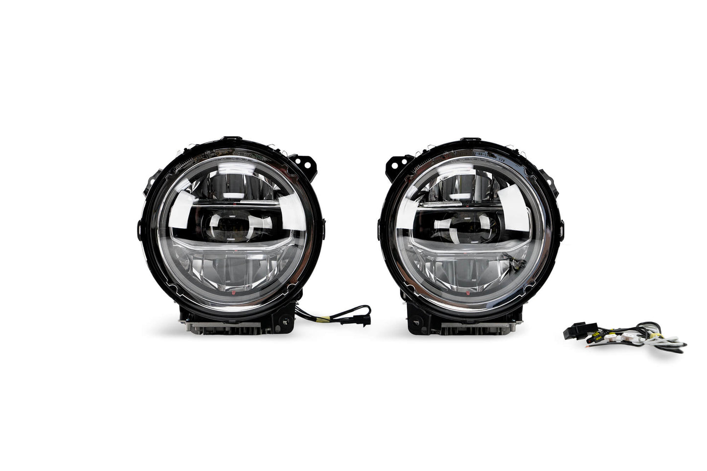 18+ Jeep JL & 20 Jeep JT LED Headlights; Chrome by DV8 Offroad