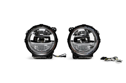 18+ Jeep JL & 20 Jeep JT LED Headlights; Chrome by DV8 Offroad