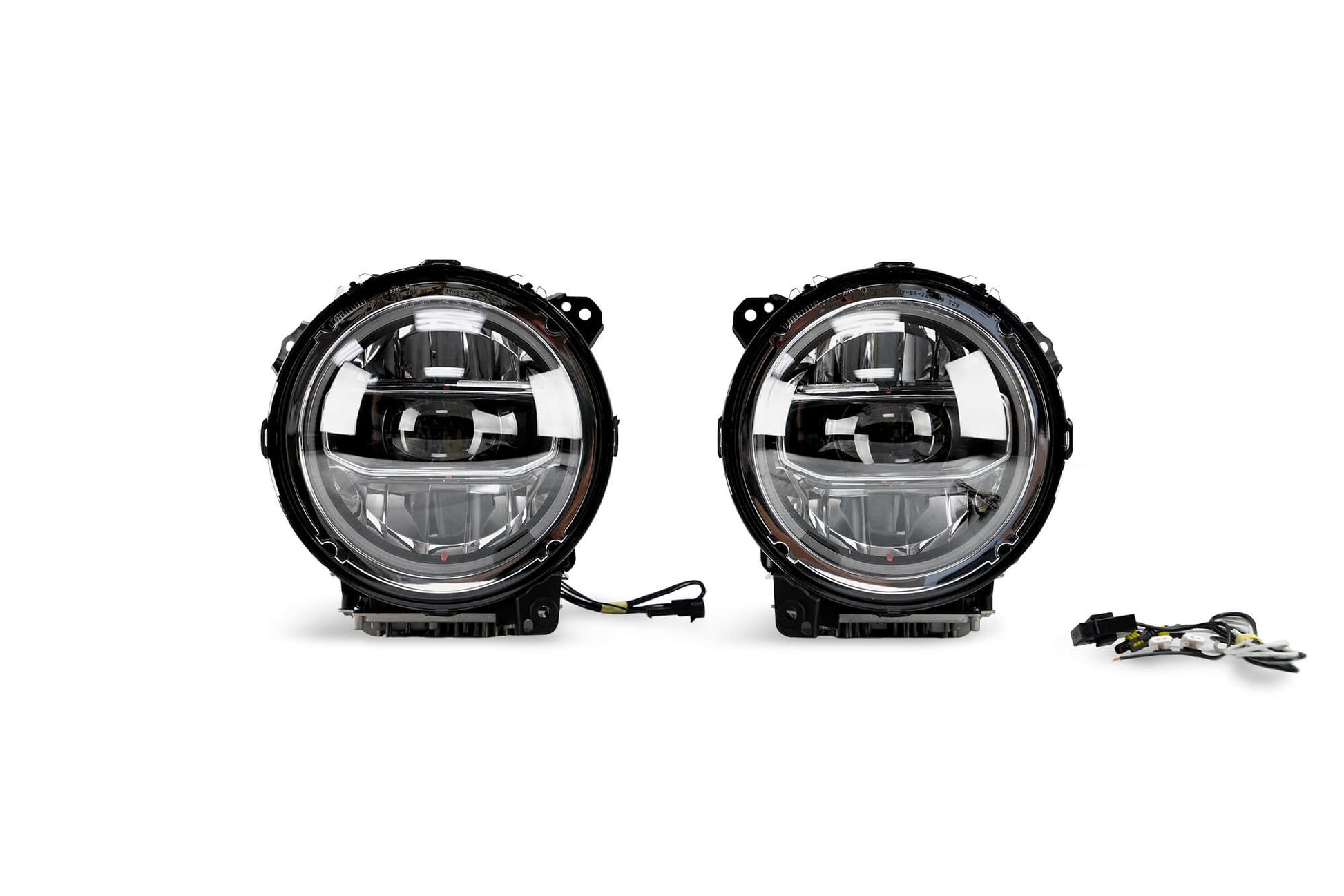 18+ Jeep JL & 20 Jeep JT LED Headlights; Chrome by DV8 Offroad
