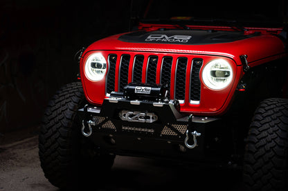 18+ Jeep JL & 20 Jeep JT LED Headlights; Chrome by DV8 Offroad