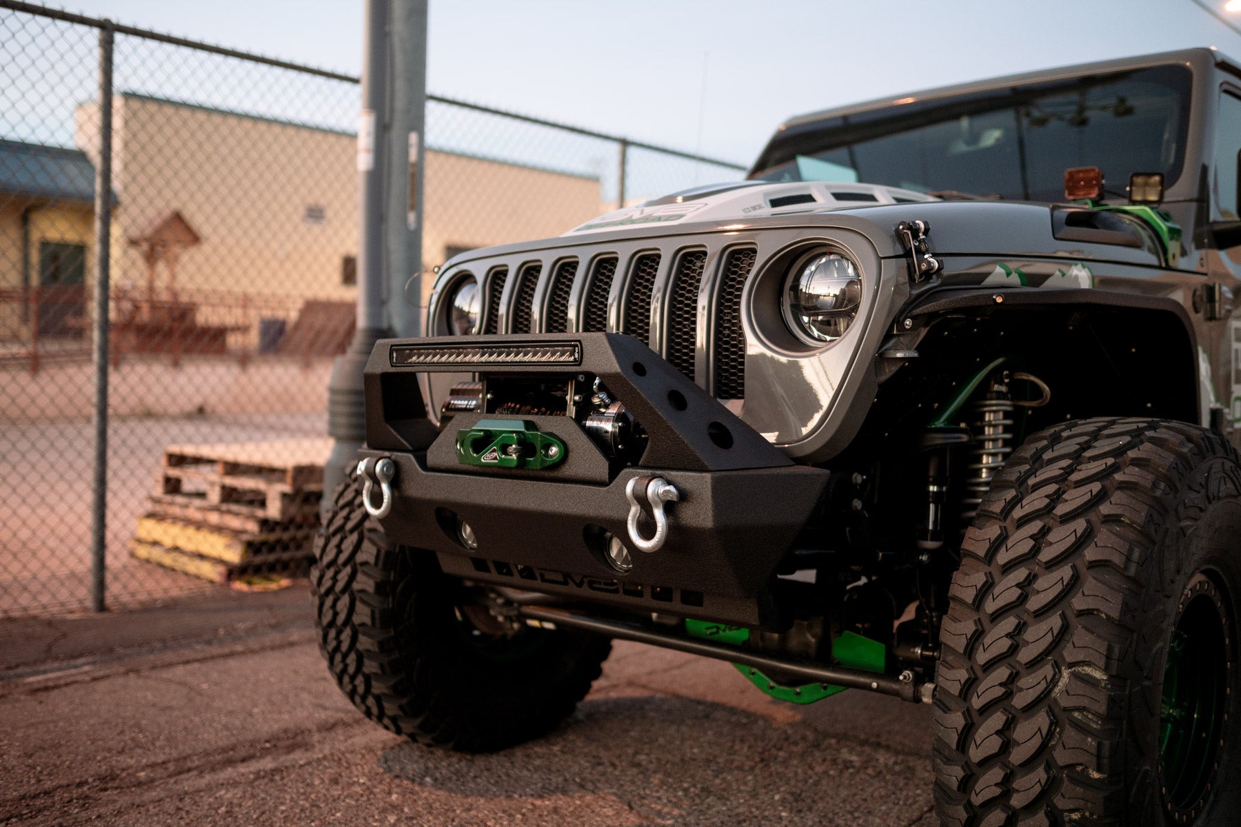 2018-22 Jeep JL & 2020-22 Jeep JT LED Headlights; Black by DV8 Offroad