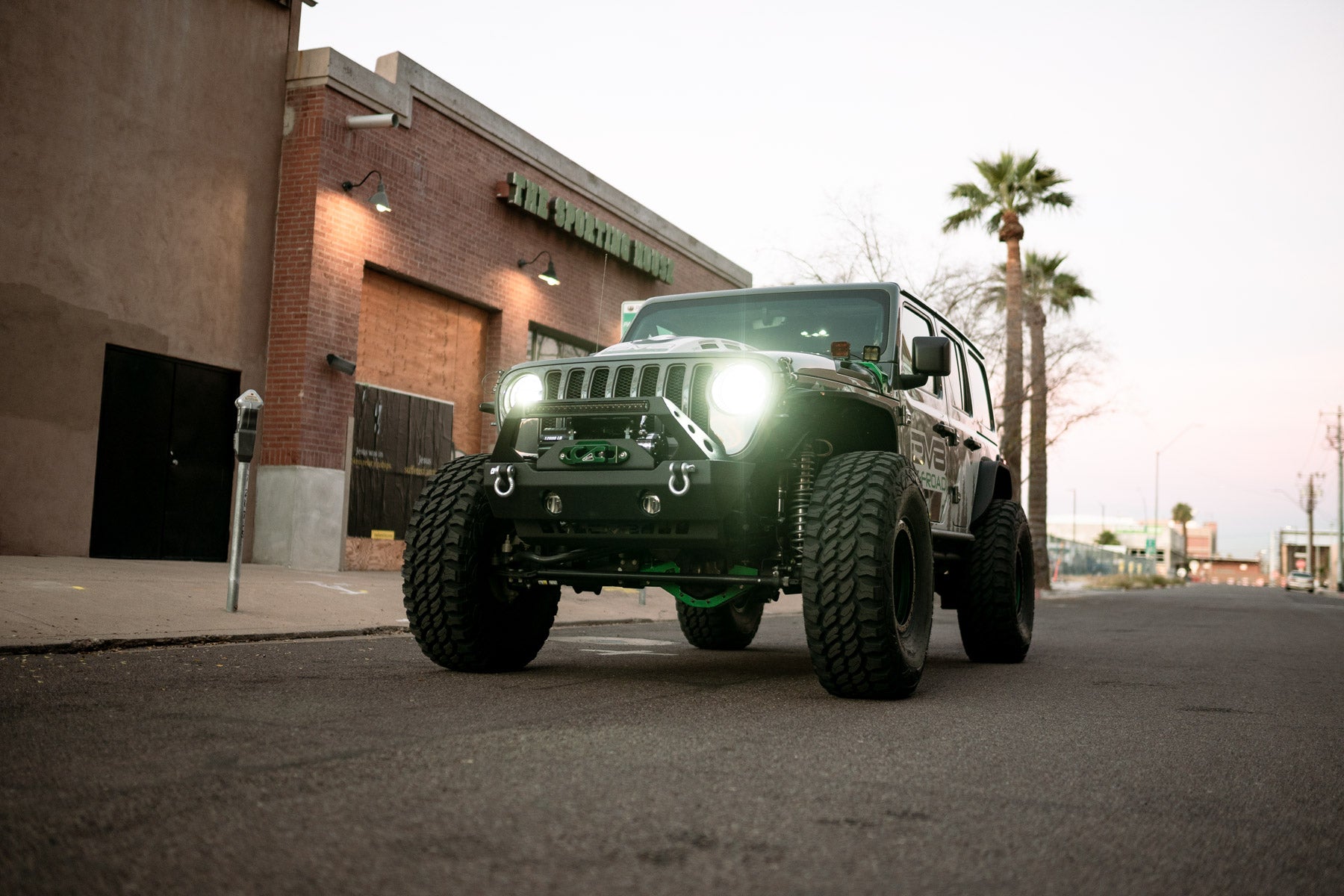 2018-22 Jeep JL & 2020-22 Jeep JT LED Headlights; Black by DV8 Offroad