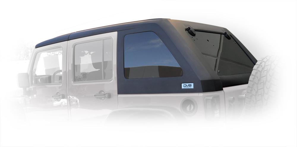 07-18 Jeep JK 4-Door Hard Top; Fastback by DV8 Offroad