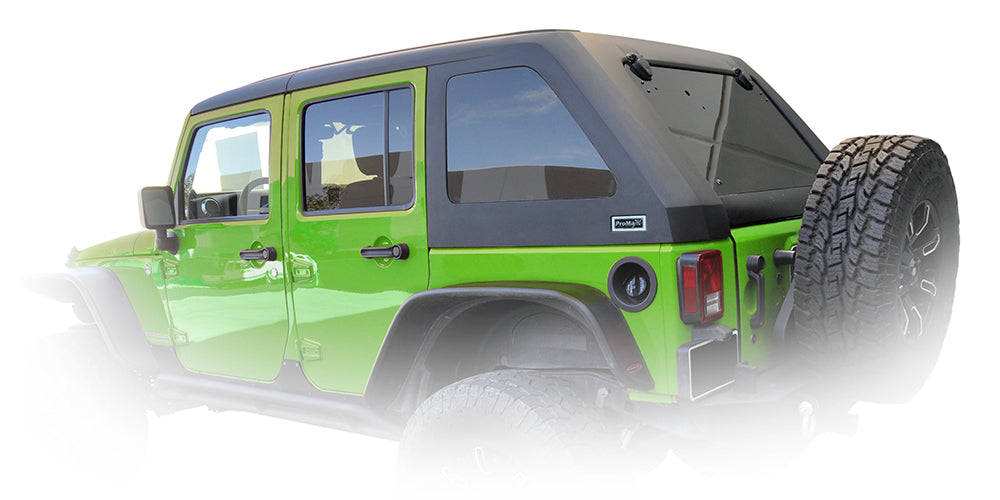07-18 Jeep JK 4-Door Hard Top; Fastback by DV8 Offroad
