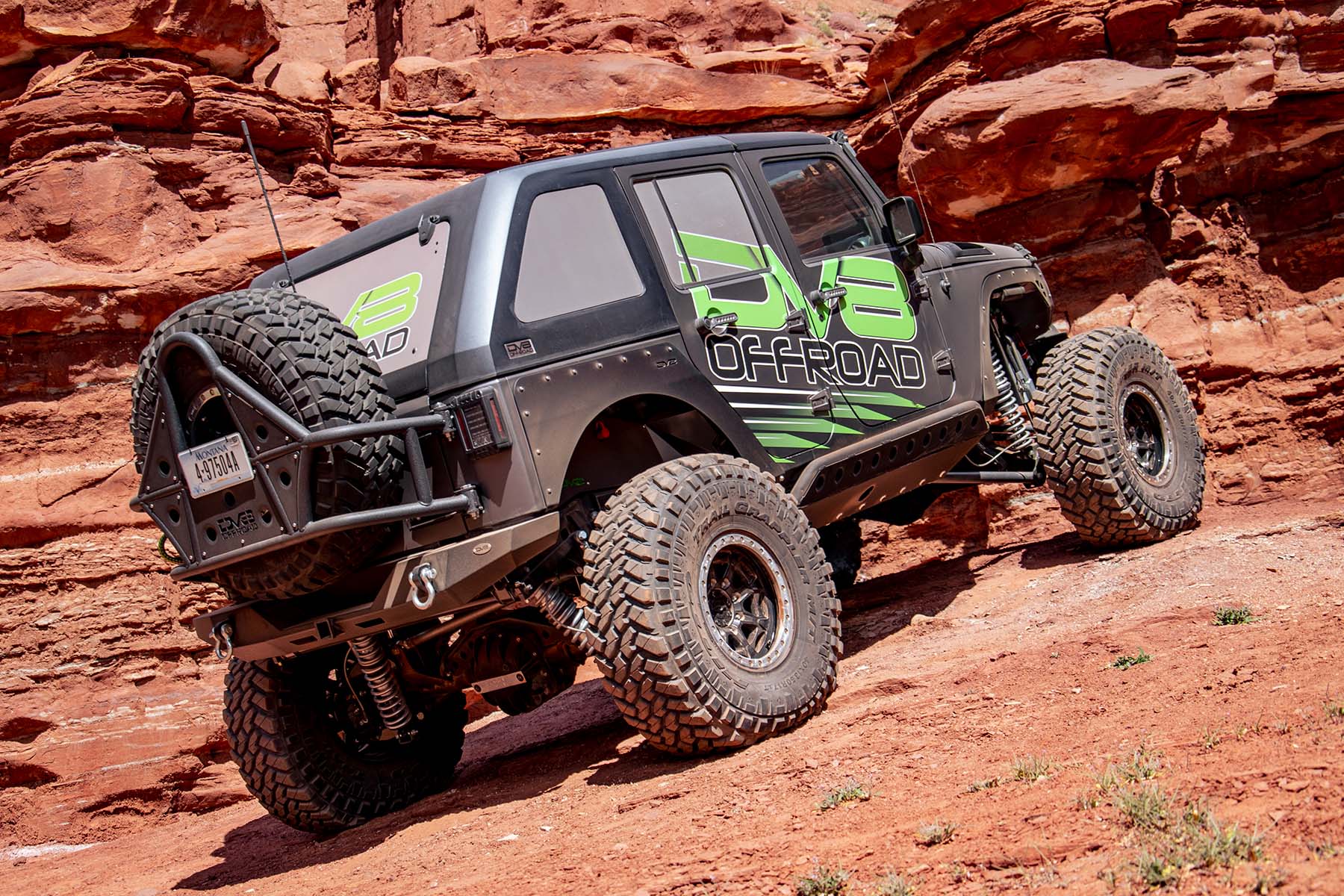 07-18 Jeep JK 4-Door Hard Top; Fastback by DV8 Offroad
