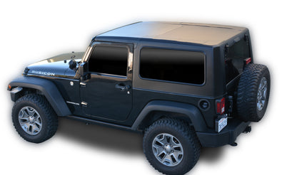 07-18 Jeep JK 2-Door Hard Top; Square Back by DV8 Offroad