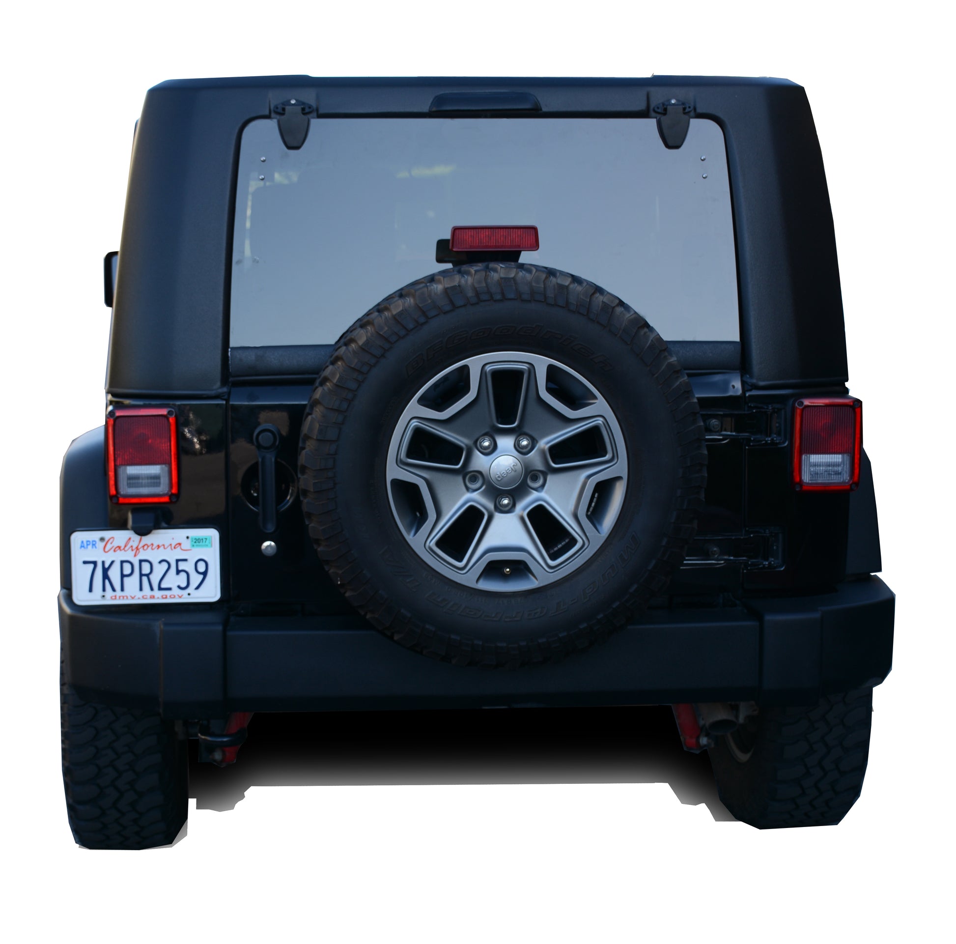 07-18 Jeep JK 2-Door Hard Top; Square Back by DV8 Offroad