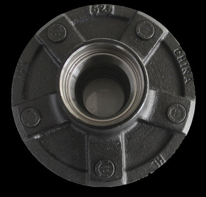 Idler Hub 3500 Pound Capacity 5 x 5-1/2 Inch Bolt Pattern Black Push-In Studs by Husky Towing