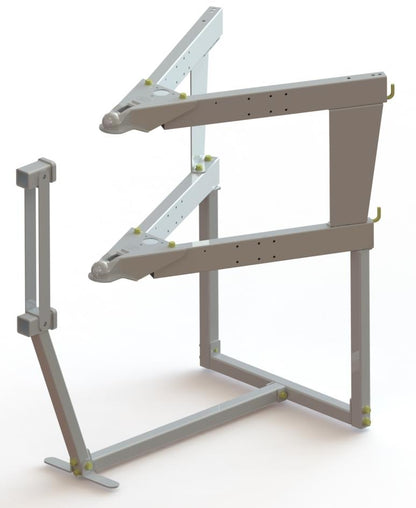 Wt Dist Steel Floor 54-3/5" x 35" x 53-3/4" W/O Hooks & Fastener by Husky Towing