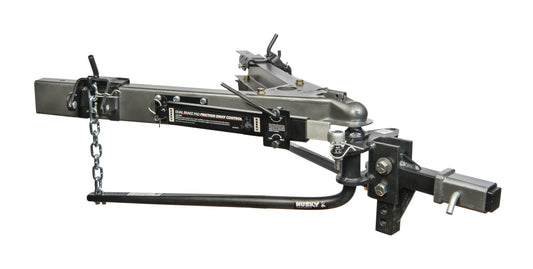 Rnd Bar 1200 LB Tong With 10" Shank With 2-5/16" Ball With Sway Control Package by Husky Towing