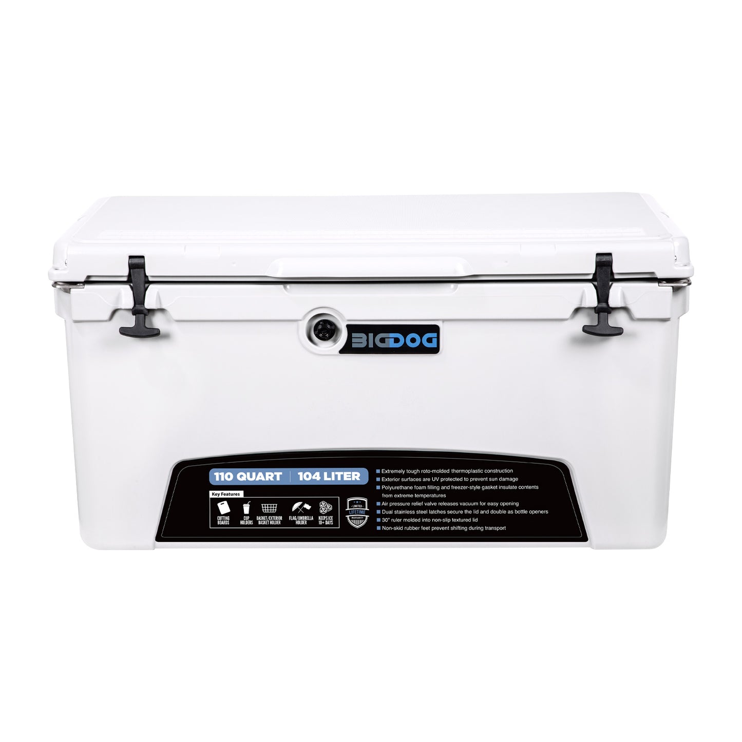 110 Qrt/ 144 Can Capacity/ 38-3/8 In Width x 20-7/8 In Height x 19-1/4 In Depth by Husky Towing