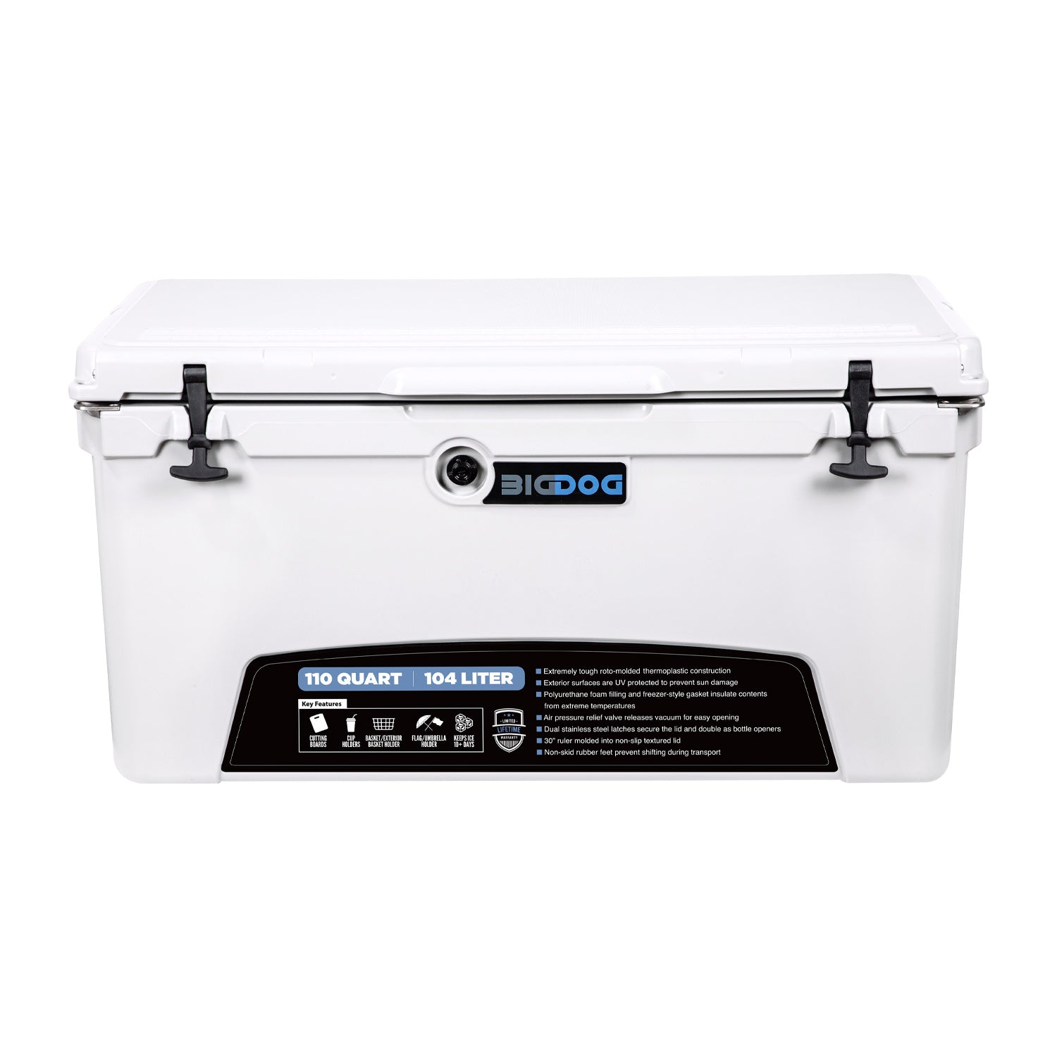 110 Qrt/ 144 Can Capacity/ 38-3/8 In Width x 20-7/8 In Height x 19-1/4 In Depth by Husky Towing