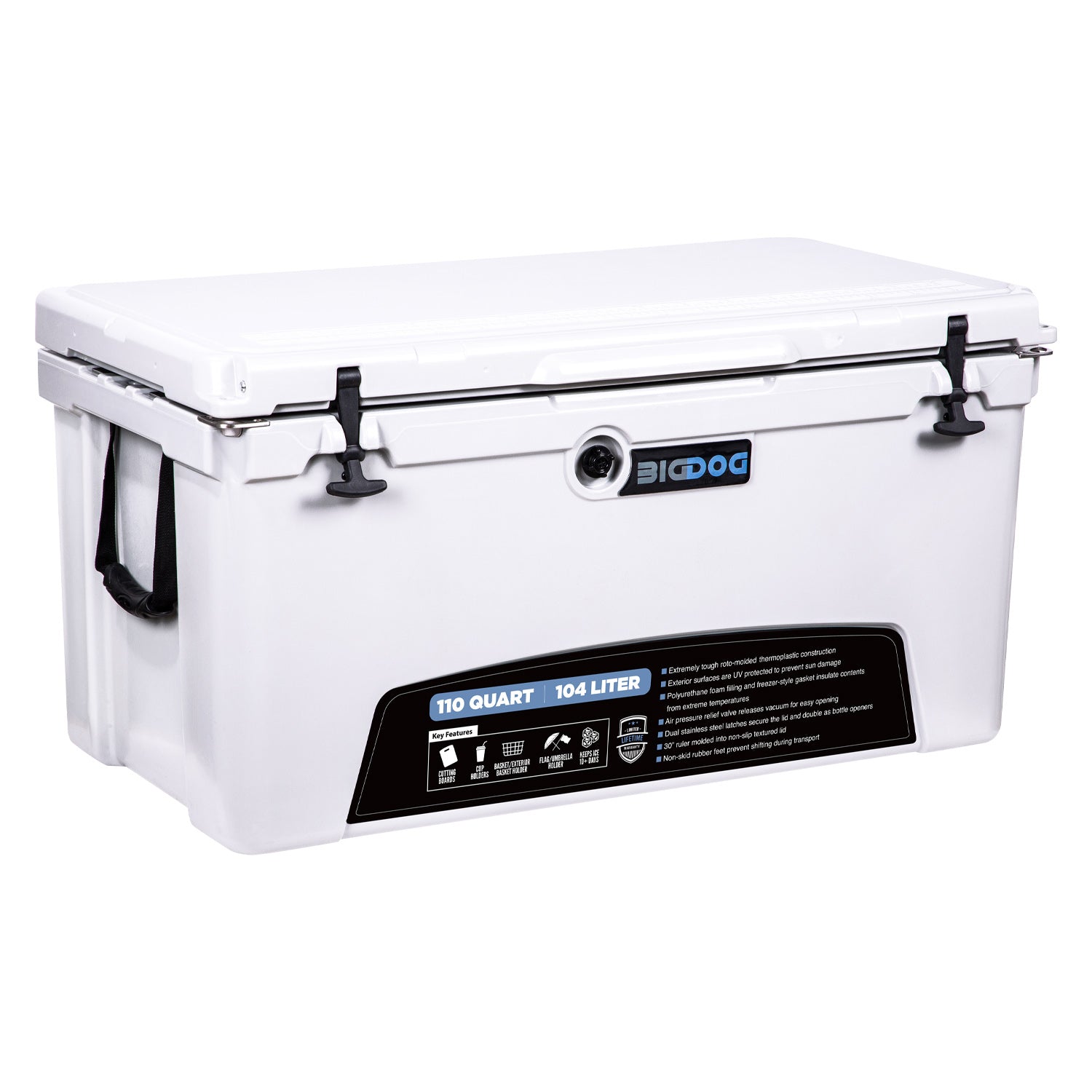 110 Qrt/ 144 Can Capacity/ 38-3/8 In Width x 20-7/8 In Height x 19-1/4 In Depth by Husky Towing