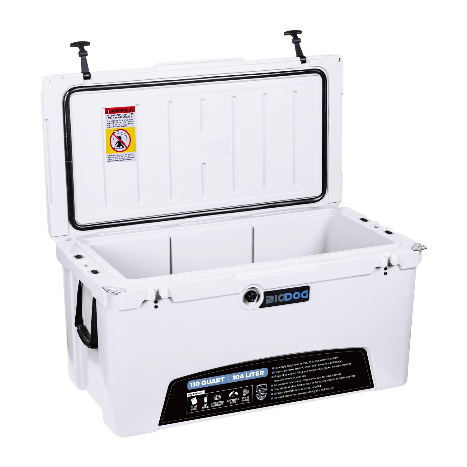 110 Qrt/ 144 Can Capacity/ 38-3/8 In Width x 20-7/8 In Height x 19-1/4 In Depth by Husky Towing