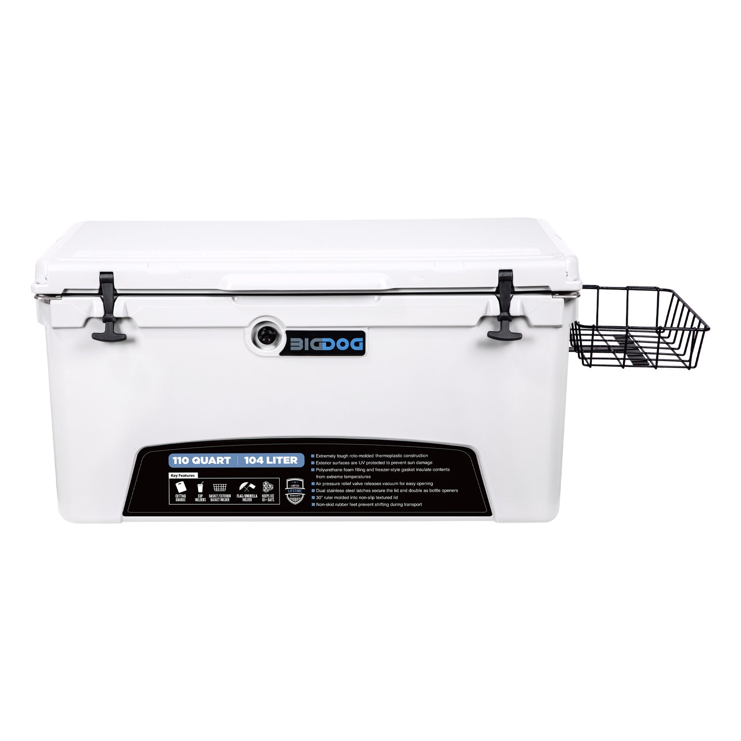 110 Qrt/ 144 Can Capacity/ 38-3/8 In Width x 20-7/8 In Height x 19-1/4 In Depth by Husky Towing