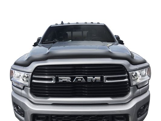 Husky Liners Aeroskin Hood Protector - Matt Black Low Profile by Husky Liners