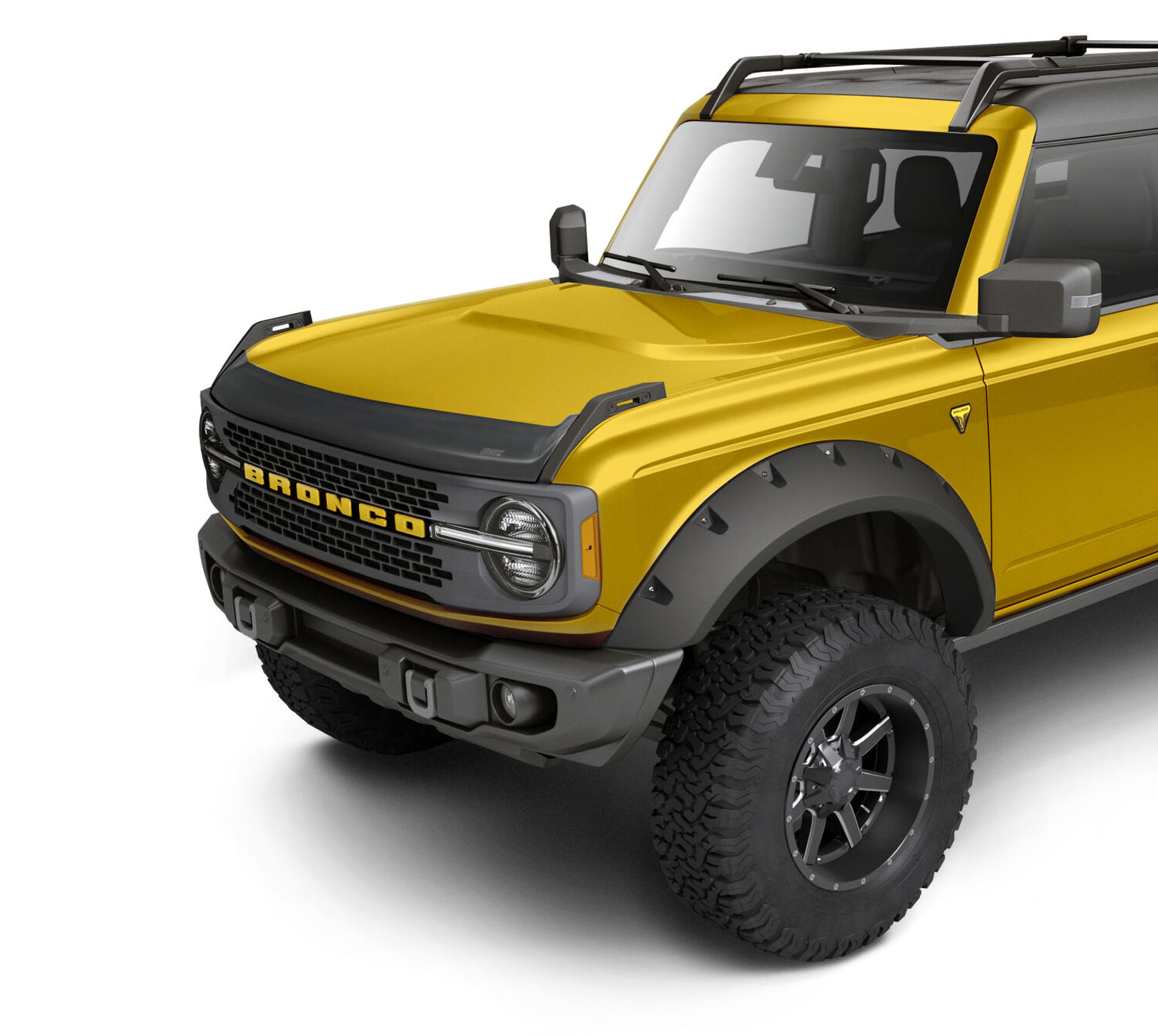 Aeroskin Hood Protector - Matt Black Low Profile by Husky Liners