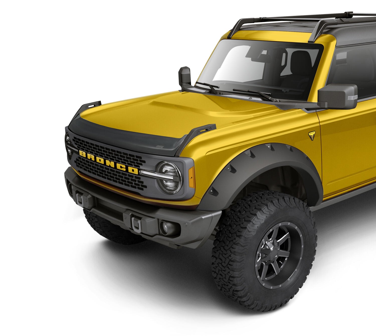Aeroskin Hood Protector - Matt Black Low Profile by Husky Liners