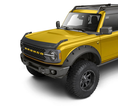 Aeroskin Hood Protector - Matt Black Low Profile by Husky Liners