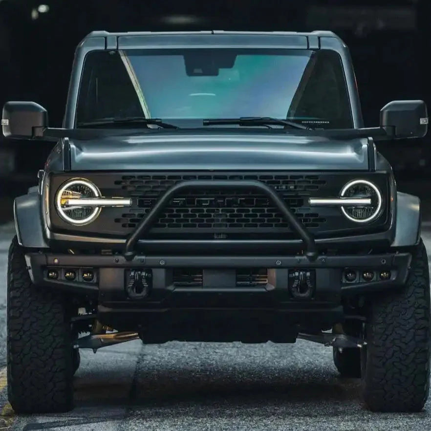 2021-2026 Ford Bronco Triple LED Fog Light Kit - Steel Modular Bumper | 90W by ORACLE Lighting
