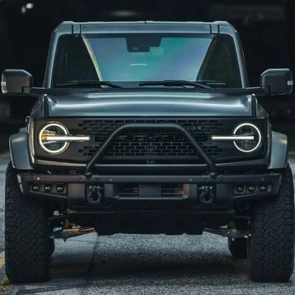 2021-2026 Ford Bronco Triple LED Fog Light Kit - Steel Modular Bumper | 90W by ORACLE Lighting