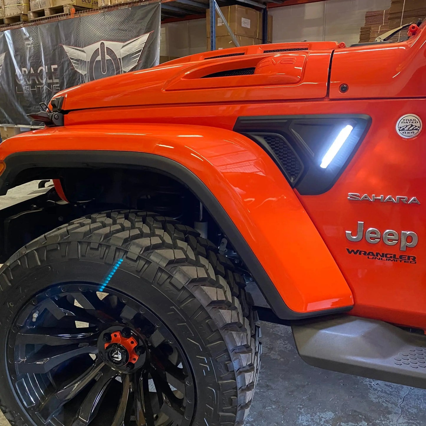 Jeep Wrangler JL & Gladiator JT Sidetrack LED Fender Lights - Entry & Turn Signal | ORACLE by ORACLE Lighting