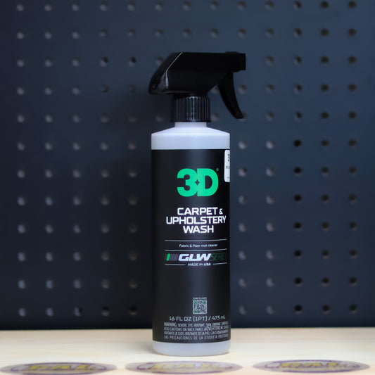 3D GLW CARPET & UPHOL WASH PINT