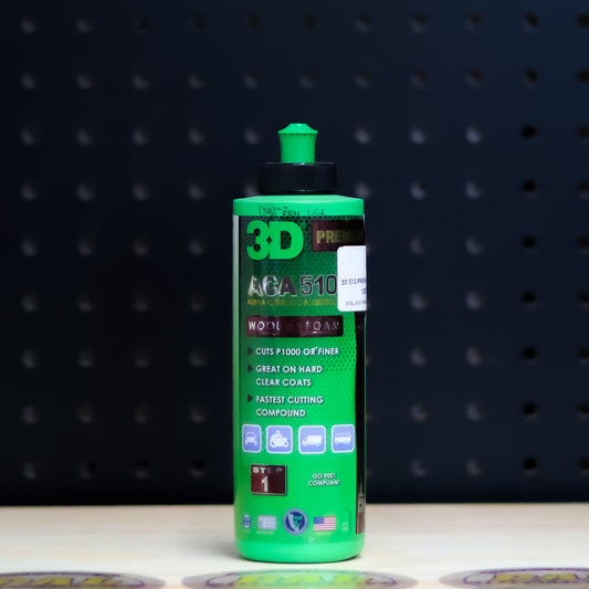 3D 510 PREMIUM COMPOUND 8 OZ.