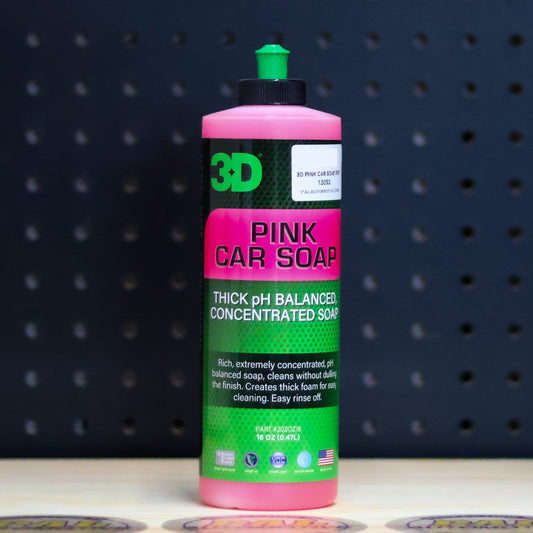 3D PINK CAR SOAP PINT