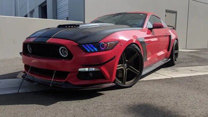 ORACLE Lighting 2015-2017 Ford Mustang V6/GT/Shelby Dynamic ColorSHIFT RGB+A DRL Upgrade w/Halo Kit by ORACLE Lighting
