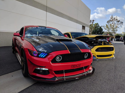 ORACLE Lighting 2015-2017 Ford Mustang V6/GT/Shelby Dynamic ColorSHIFT RGB+A DRL Upgrade w/Halo Kit by ORACLE Lighting