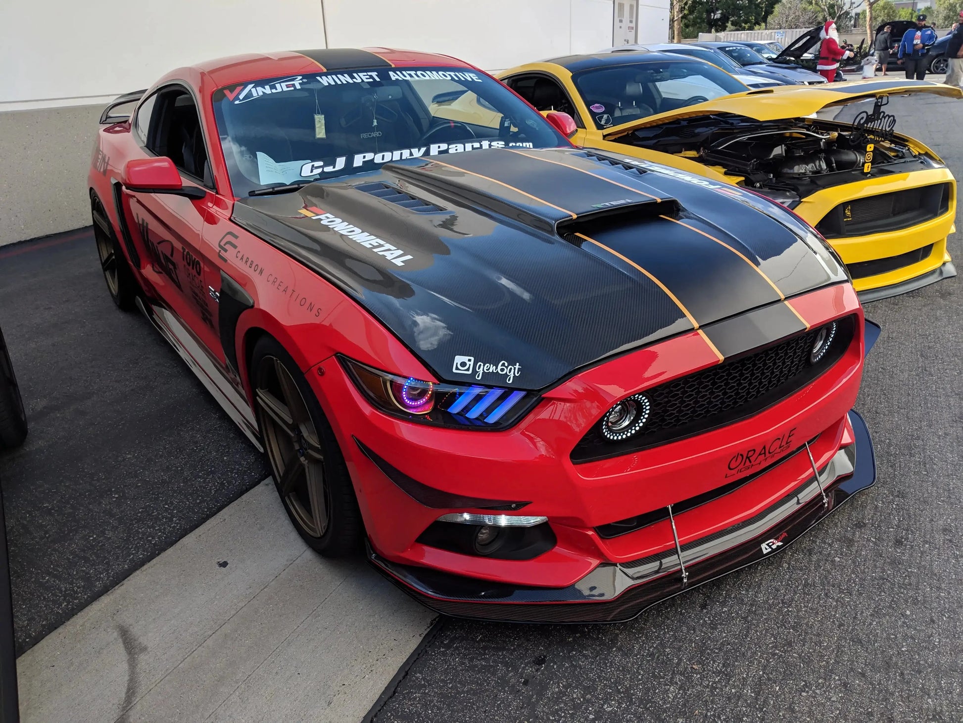 ORACLE Lighting 2015-2017 Ford Mustang V6/GT/Shelby Dynamic ColorSHIFT RGB+A DRL Upgrade w/Halo Kit by ORACLE Lighting
