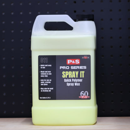 P&S Spray It - Quick Polymer Wax 1GAL by P&S