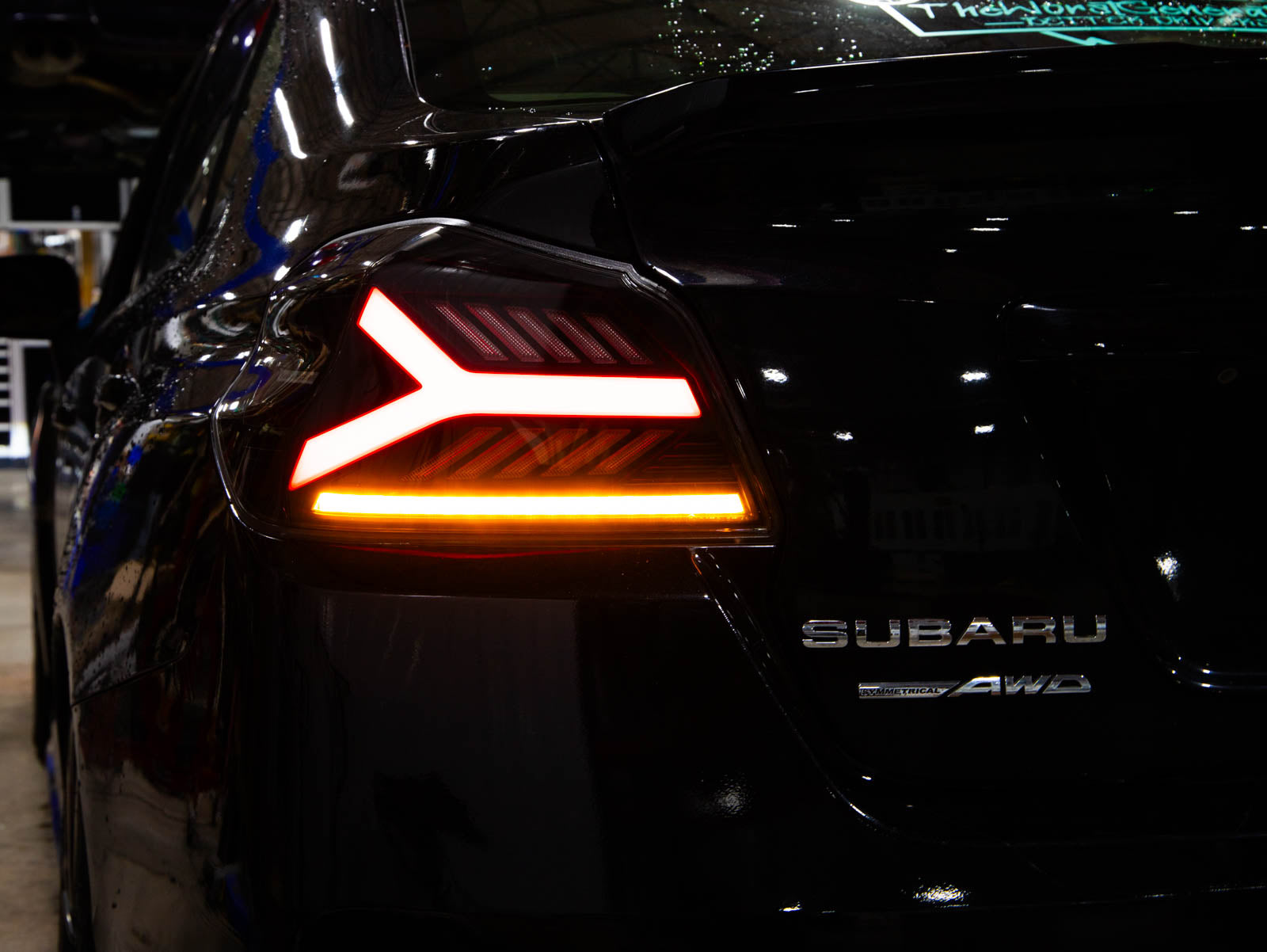 OLM Y-Spec LED Taillights (Smoke Lens Red Optic) - 2015-2021 WRX / STI by MYX Automotive