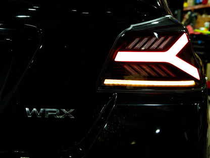 OLM Y-Spec LED Taillights (Clear Lens Red Optic) - 2015-2021 WRX / STI by OLM