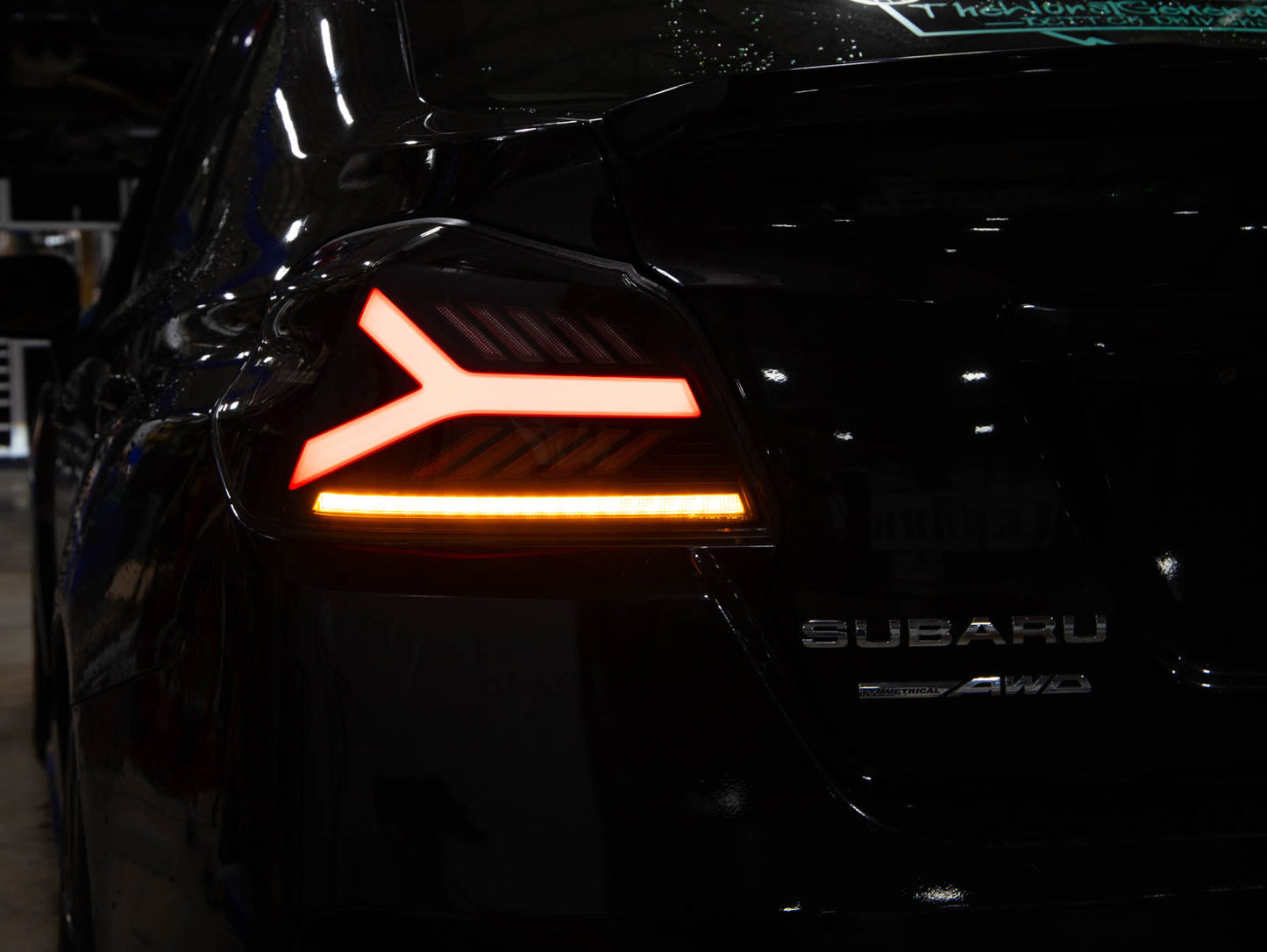 OLM Y-Spec LED Taillights (Smoke Lens Red Optic) - 2015-2021 WRX / STI by OLM