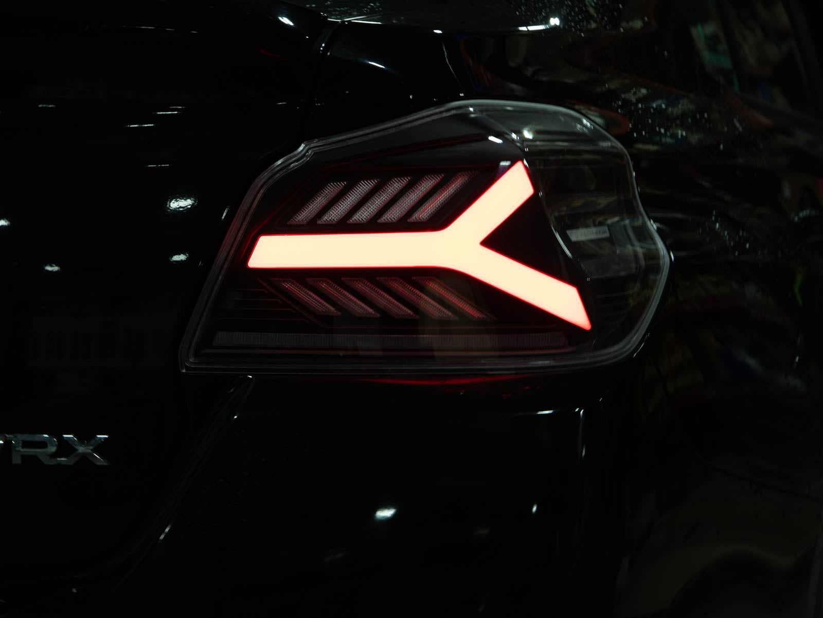 OLM Y-Spec LED Taillights (Smoke Lens Red Optic) - 2015-2021 WRX / STI by OLM