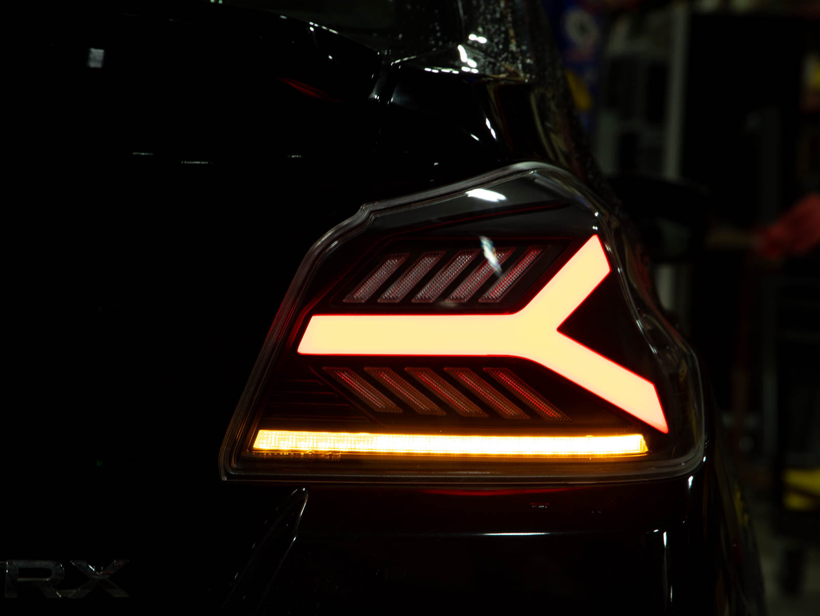 OLM Y-Spec LED Taillights (Clear Lens White Optic) - 2015-2021 WRX / STI by MYX Automotive