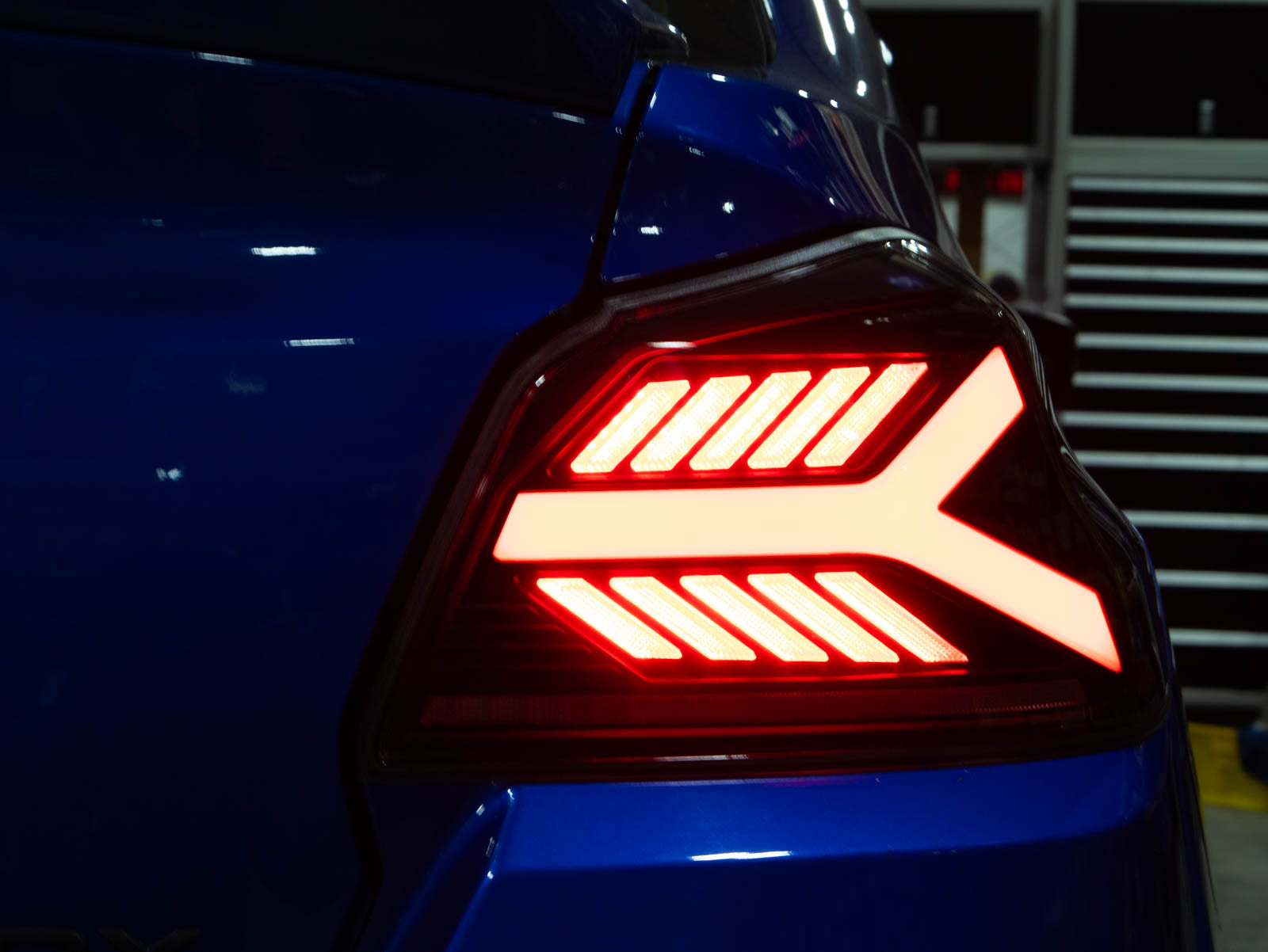 OLM Y-Spec LED Taillights (Smoke Lens Red Optic) - 2015-2021 WRX / STI by OLM