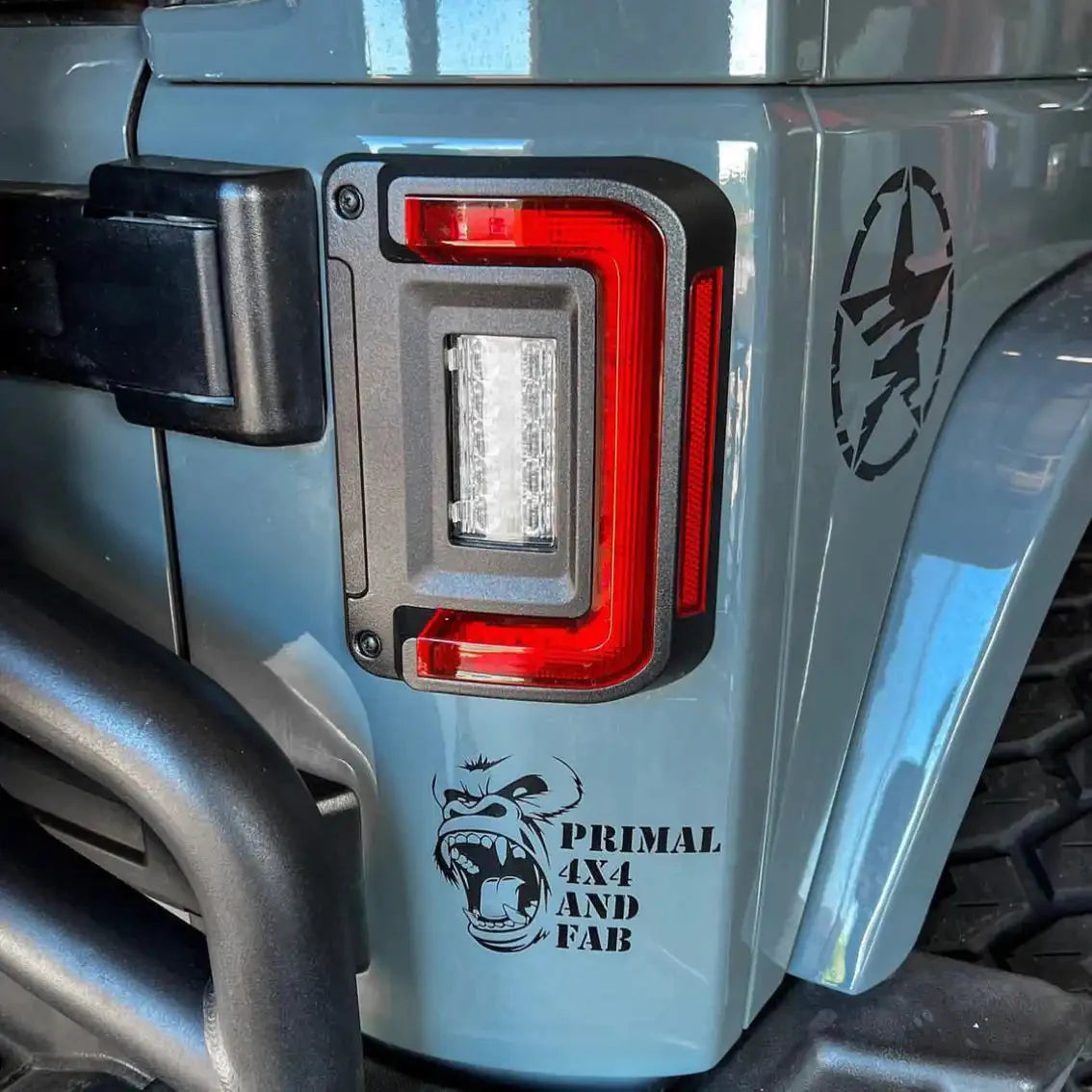 V2 | 2007-2017 Jeep Wrangler JK Flush Mount LED Tail Lights | Low-Profile Trail Protection by ORACLE Lighting