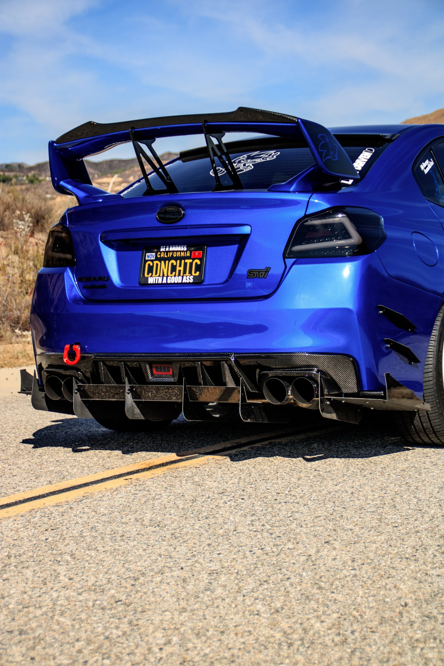 OLM LE Dry Carbon Fiber Rear Diffuser - 2015-2021 Subaru WRX / STI by OLM