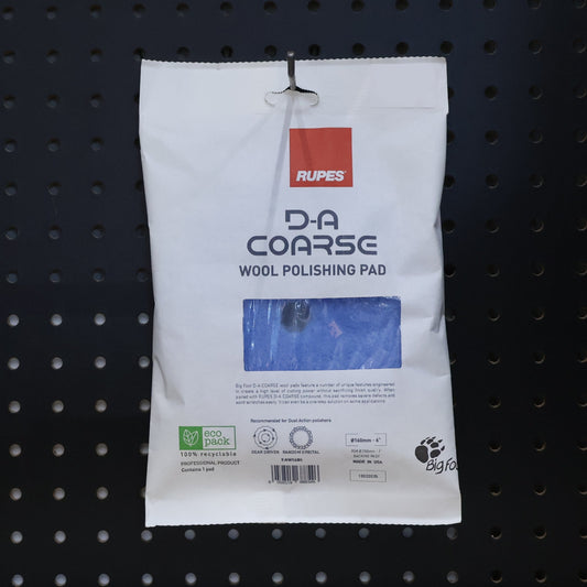 D-A COARSE Wool Polishing Pad 6" NEW VERSION by Pal Automotive